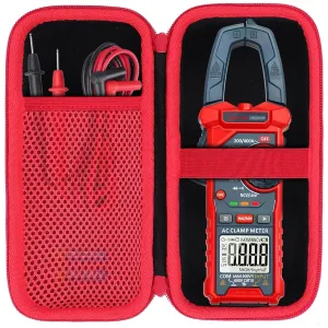 Storage Case Compatible with AstroAI Digital Clamp Meter Multimeter 2000 4000 Counts Amp Voltage Tester Auto-ranging CM2K0R CM4K0R