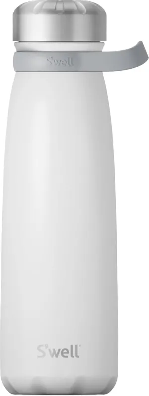 S'well Stainless Steel Traveler With Handle, 40oz, Angel Food, Triple Layered Vacuum Insulated Containers Keeps Drinks Cold for 60 Hours and Hot for 20, BPA Free, Easy Carrying On the Go