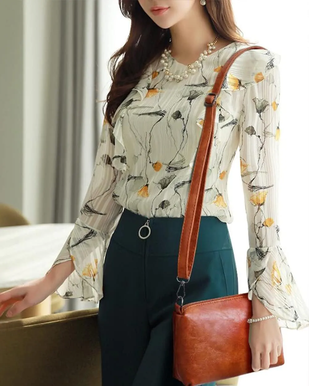 Synthetic PU Leather Tote for Women Satchel Crossbody Hobo 4pcs Handbags Shoulder Bags Tassel Fox Ornament