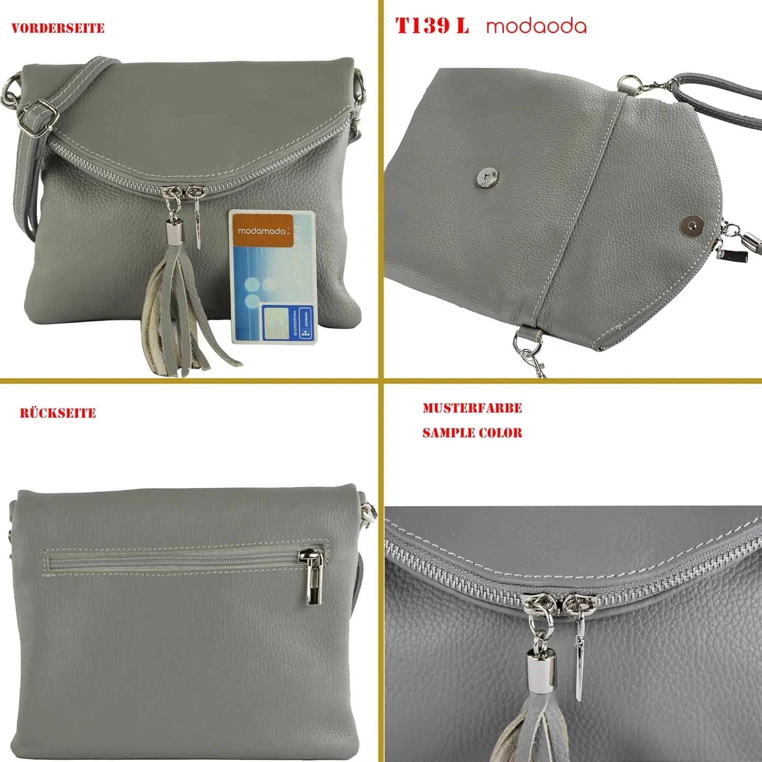 T139LEDER - small shoulder bag italy leather