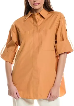 Tab Sleeve Patch Pocket Shirt