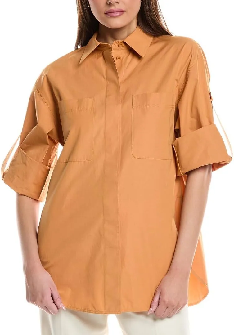 Tab Sleeve Patch Pocket Shirt