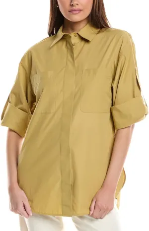 Tab Sleeve Patch Pocket Shirt