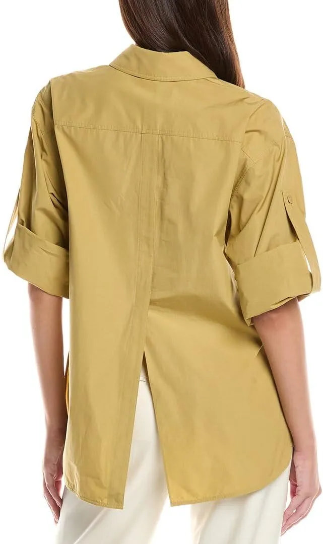 Tab Sleeve Patch Pocket Shirt