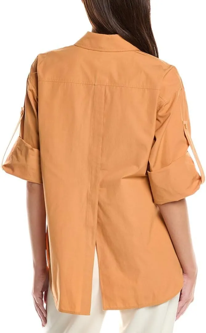 Tab Sleeve Patch Pocket Shirt