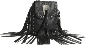 Tassel Handphone Crossbody Bag Handbag With Riveter With Chain Small Bag Supermini Bag Nano Mini Clinch Bolt
