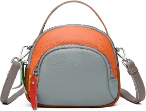 the First Layer of Cowhide Is a Large-capacity Cross-body Bag on One Shoulder