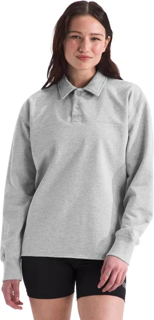THE NORTH FACE Women's Long Sleeve Heritage Patch Rugby Shirt