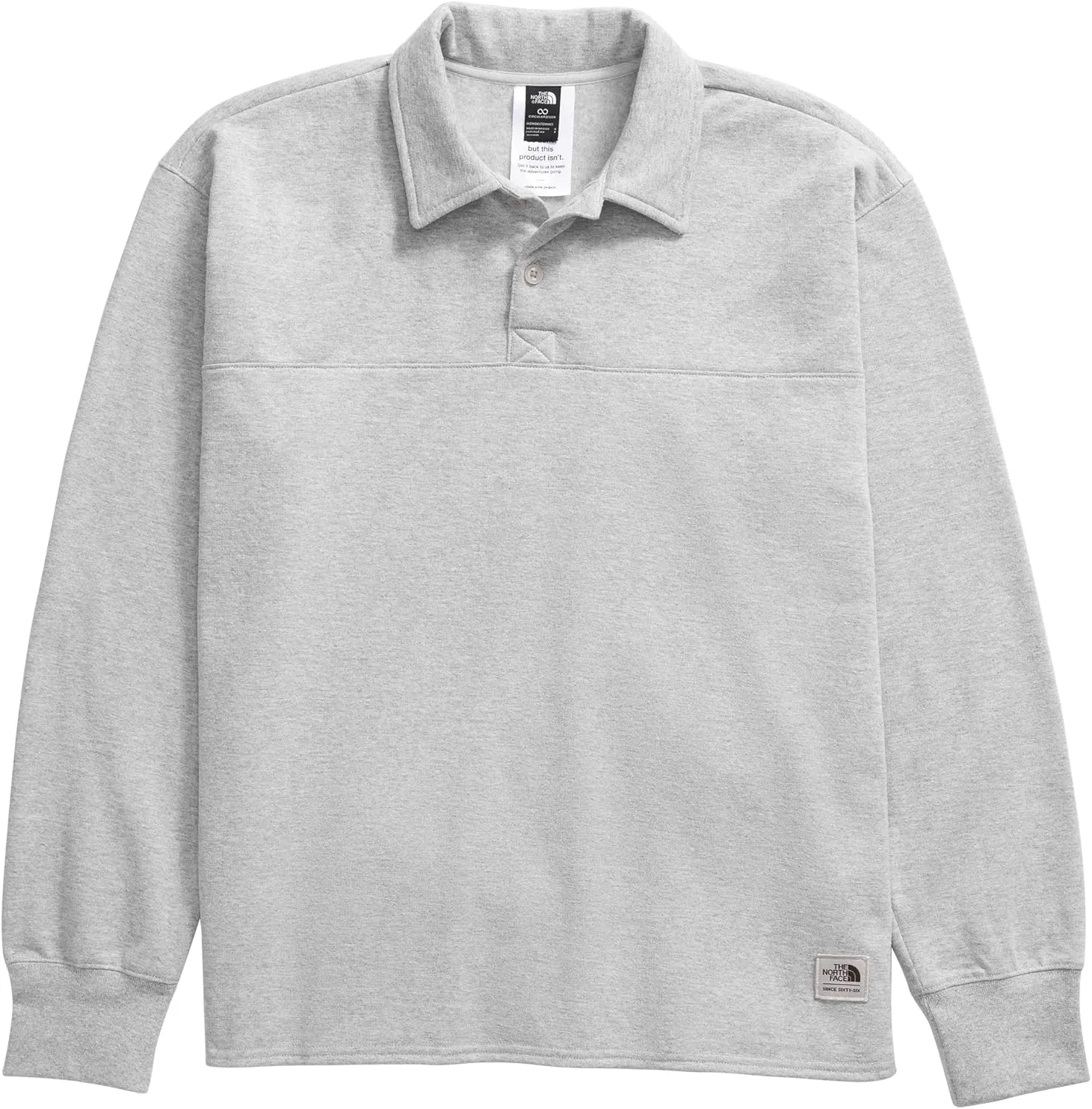 THE NORTH FACE Women's Long Sleeve Heritage Patch Rugby Shirt