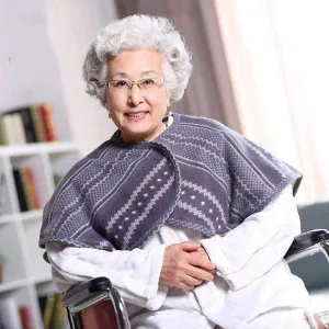 Thickened Wheelchair Care Shawl, Wheelchair Cosy,bedridden Patient Shoulder Warm Blanket Cloak Shoulder Blanket, Suitable for Aged Care Products