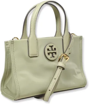 Tory Burch Womens Mini Nylon Tote Bag with Gold-Tone Hardware and Shoulder Strap,