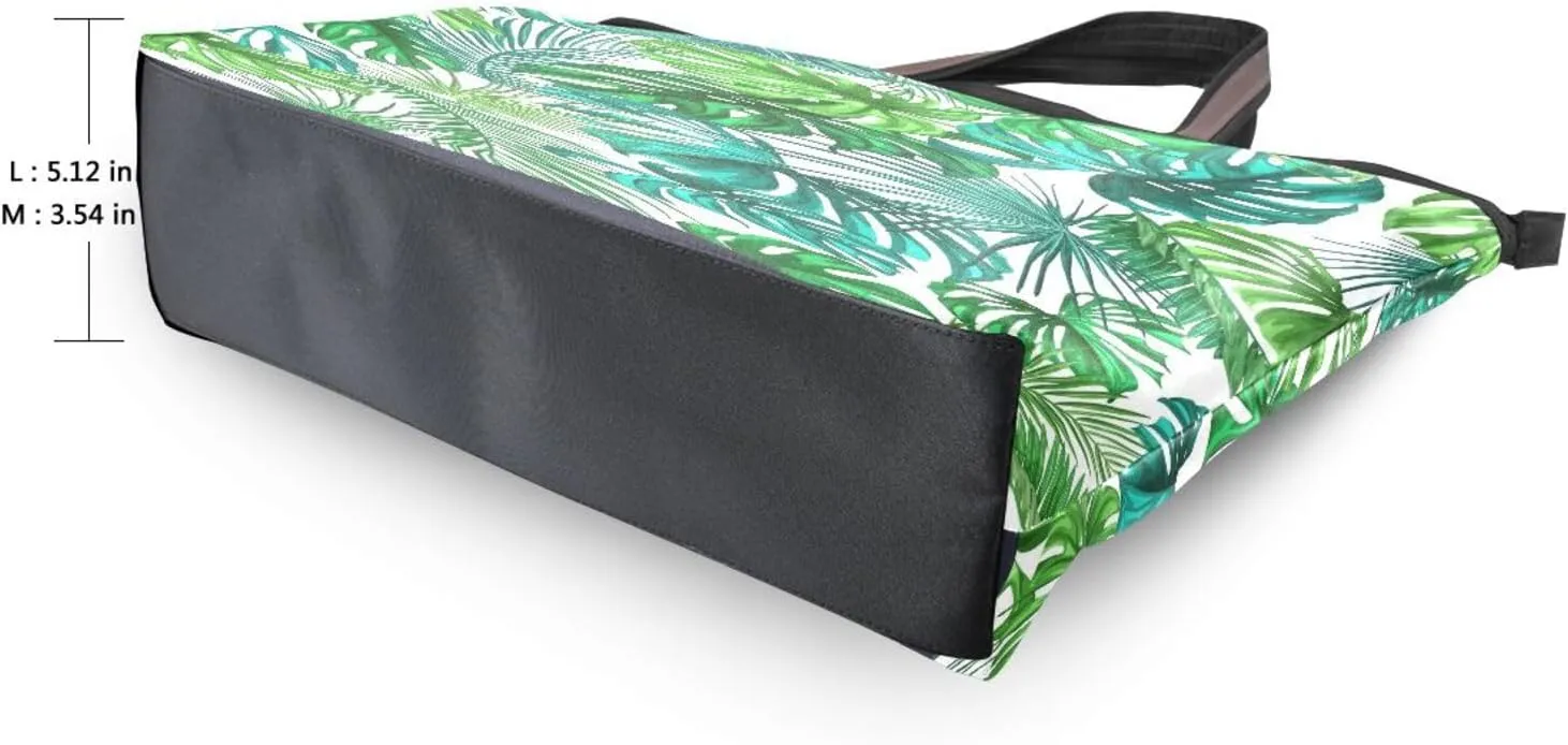 Tote Bag for Women with Zipper,Polyester Tote Purse Holiday Tote Bag Work Handbag Women Gift