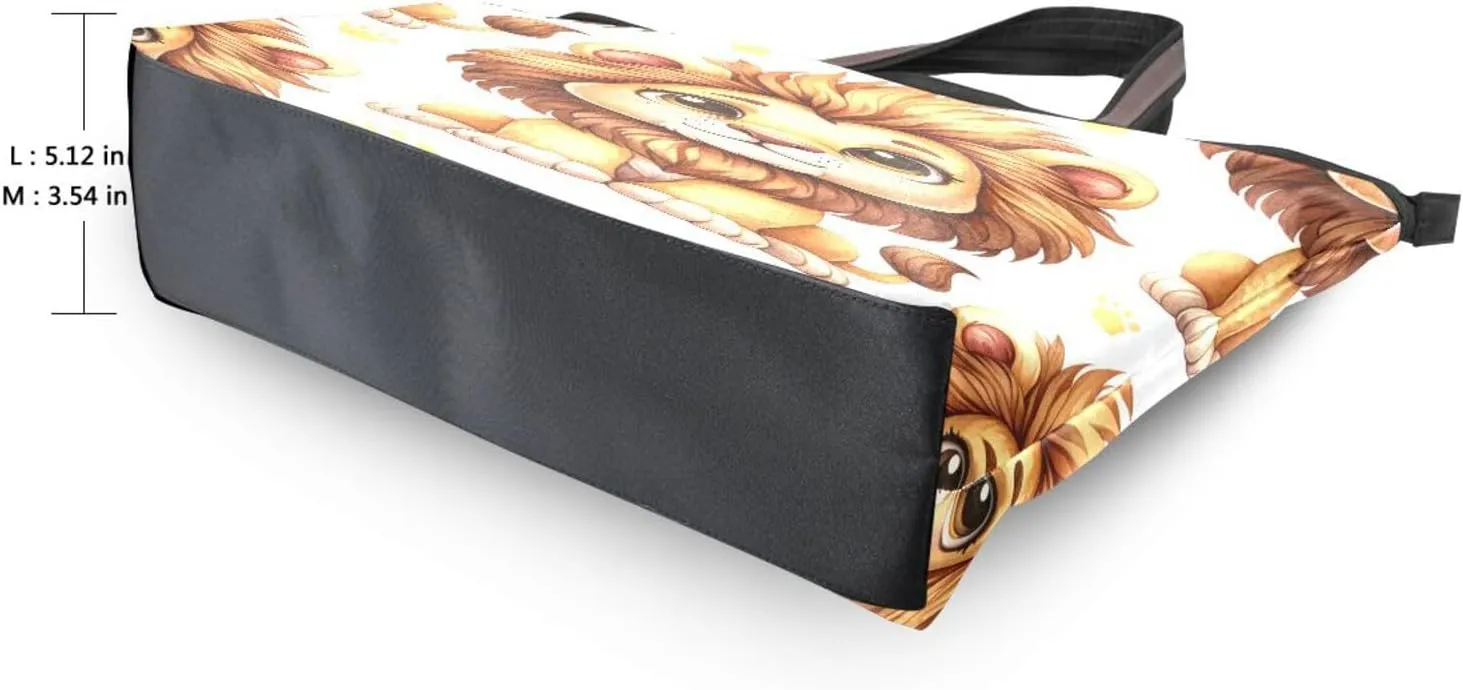 Tote Bag for Women with Zipper,Polyester Tote Purse Holiday Tote Bag Work Handbag Women Gift