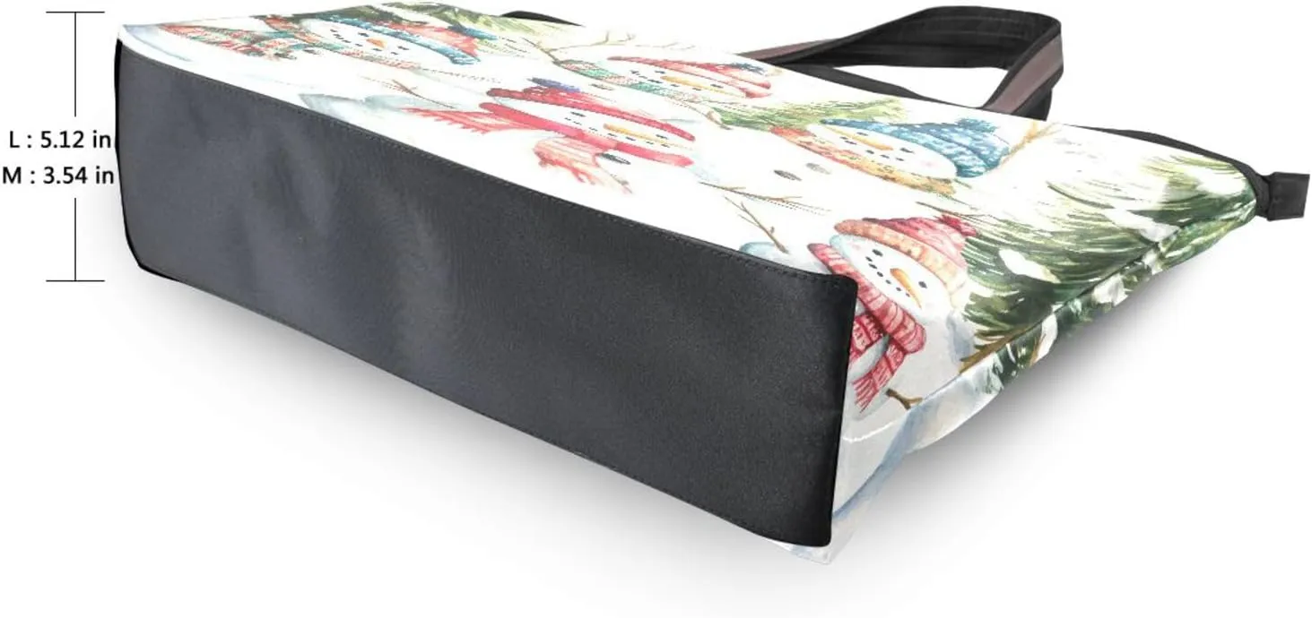 Tote Bag for Women with Zipper,Polyester Tote Purse Holiday Tote Bag Work Handbag Women Gift