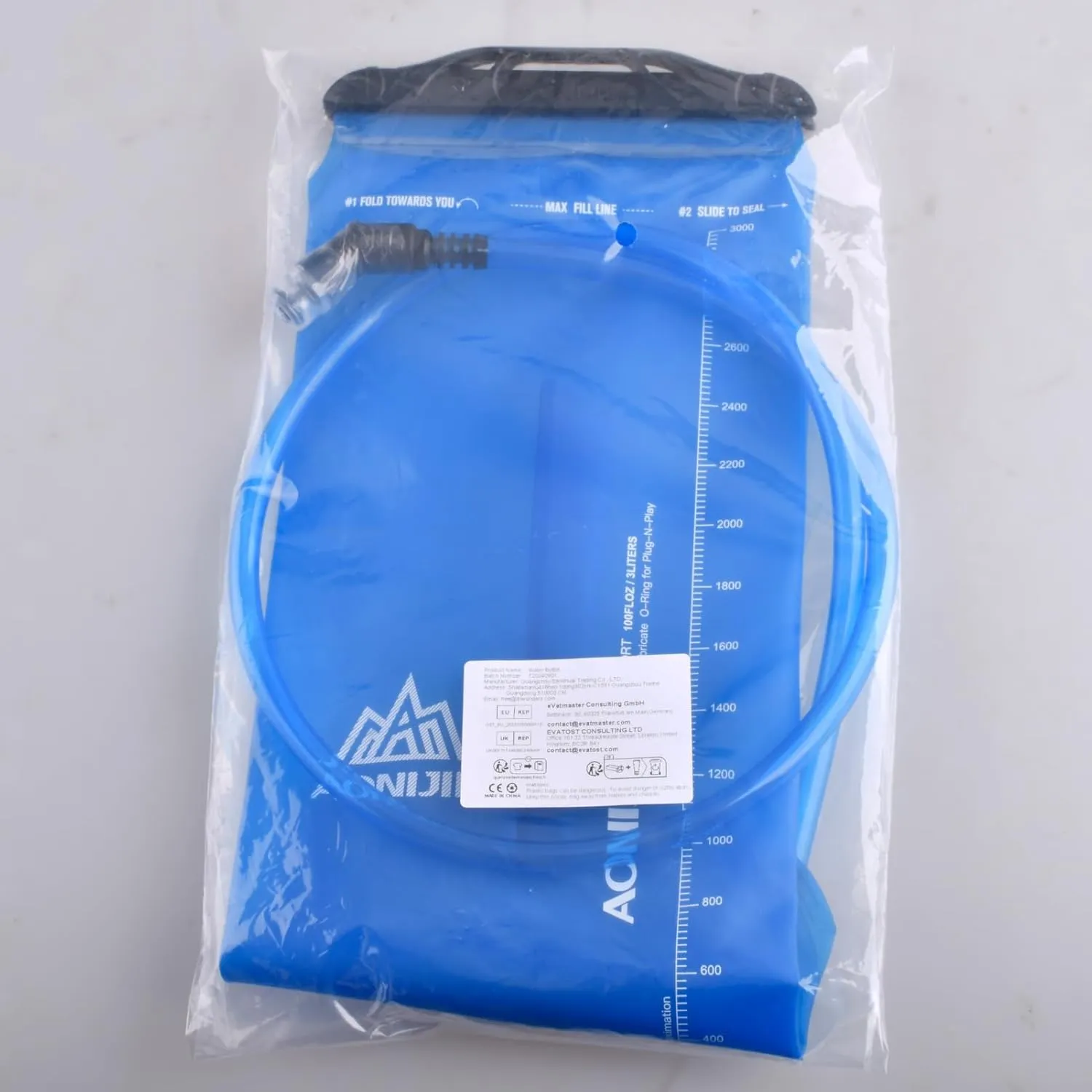 TRIWONDER Hydration Bladder Water Reservoir 1.5 Liter 2L 3L BPA Free Water Bladder for Running Cycling Hiking Camping Backpack