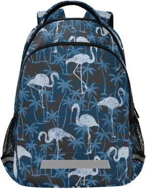 Tropical Flaming Birds Kids Backpack for Boys Girls Teen Elementary School Bag Multifunctional Back Pack Travel Backpacks Bookbag