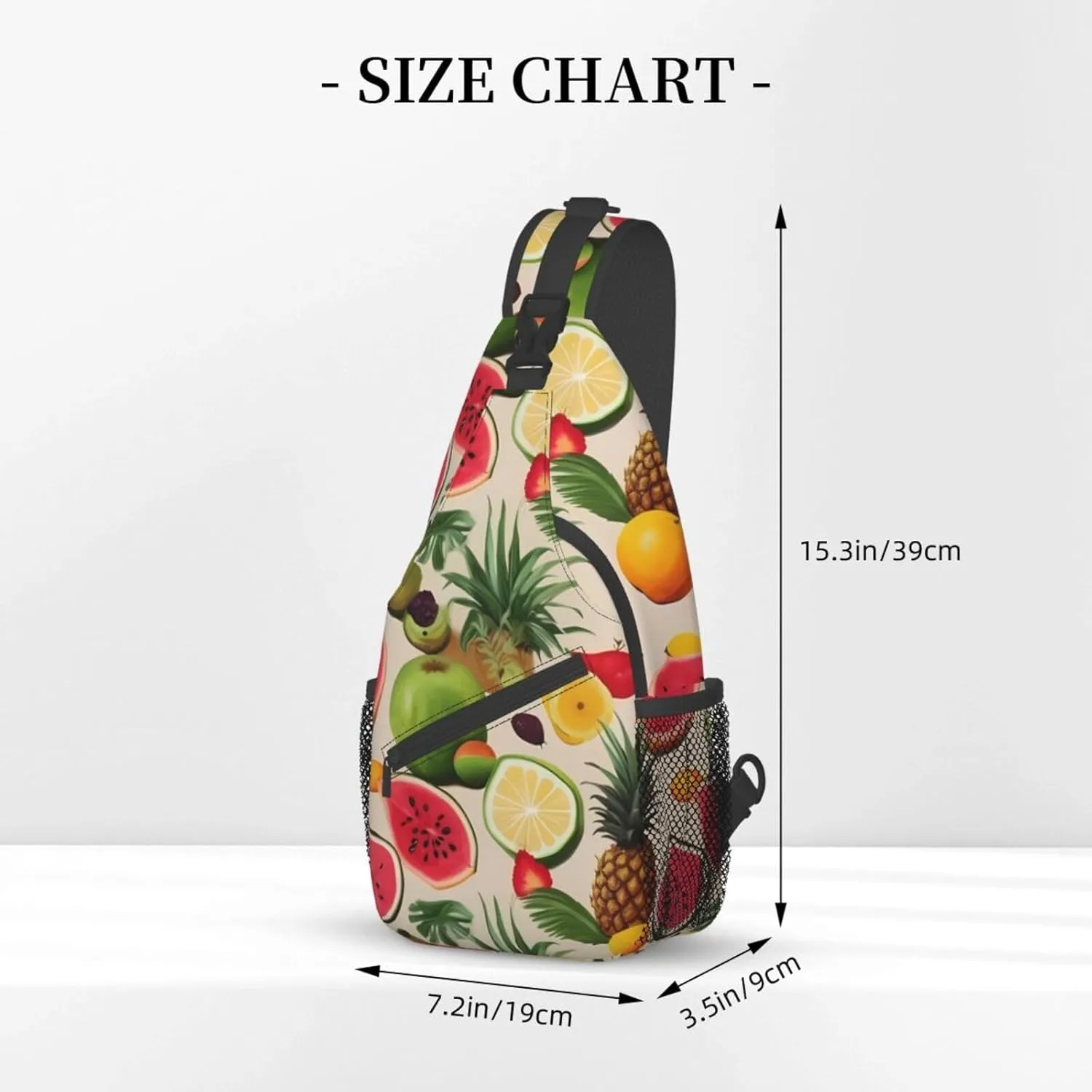 Tropical Rainforest Jungle Scene Print Cross Chest Bag Diagonally Men Cross Chest Bag Diagonally
