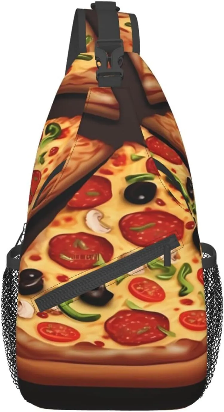 Tropical Rainforest Jungle Scene Print Cross Chest Bag Diagonally Men Cross Chest Bag Diagonally