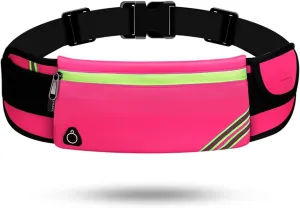 USHAKE Running Belt with Bounce-Free Pouch for iPhone and Samsung Galaxy - Ideal for Running, Walking, Cycling, and Gym Workouts