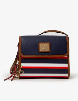 USPA STRIPE CROSSBODY BAG