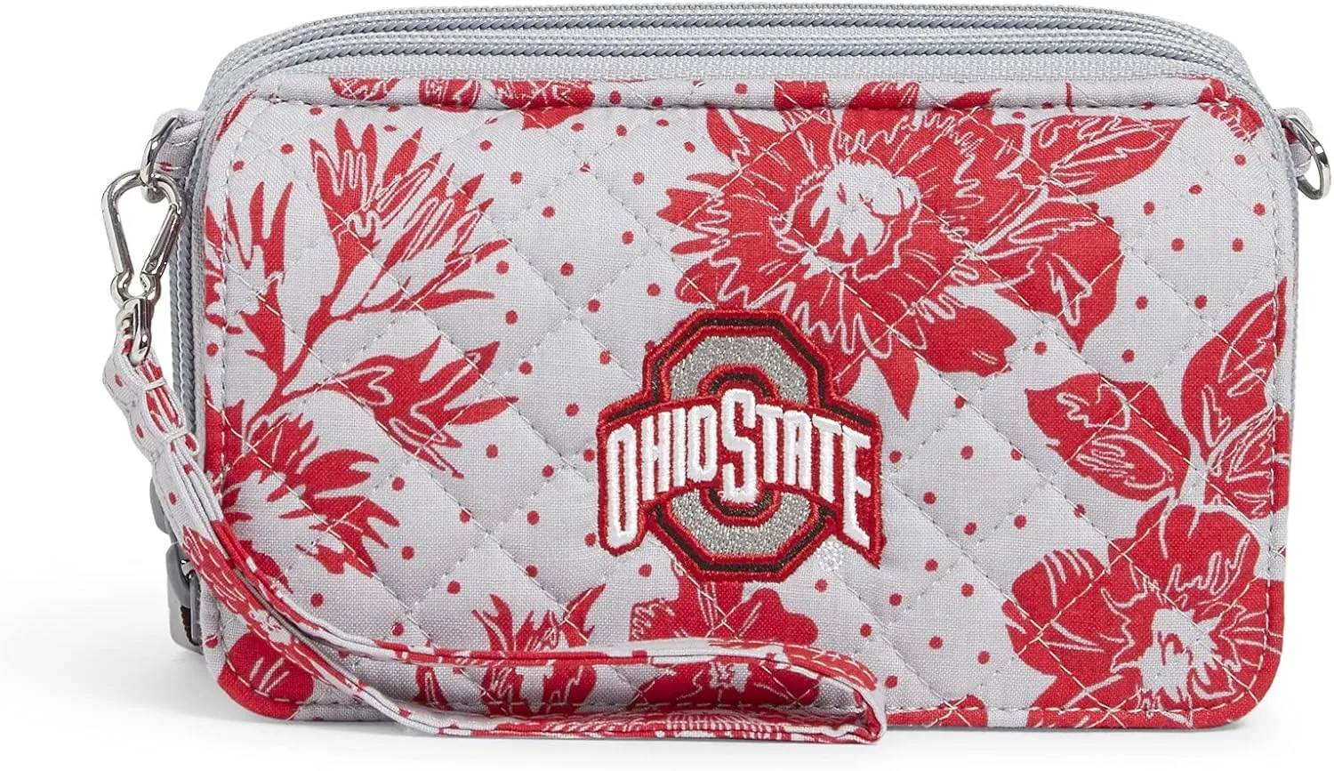 Vera Bradley Women's Cotton Collegiate All in One Crossbody Purse with RFID Protection (Multiple Teams Available)