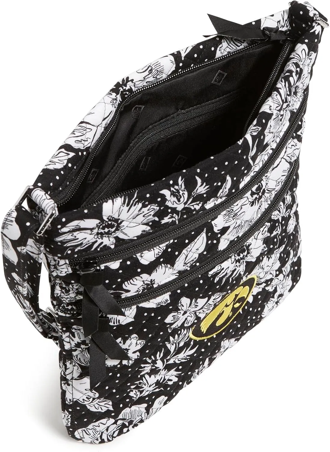 Vera Bradley Women's Cotton Collegiate Triple Zip Hipster Crossbody Purse (Multiple Teams Available)