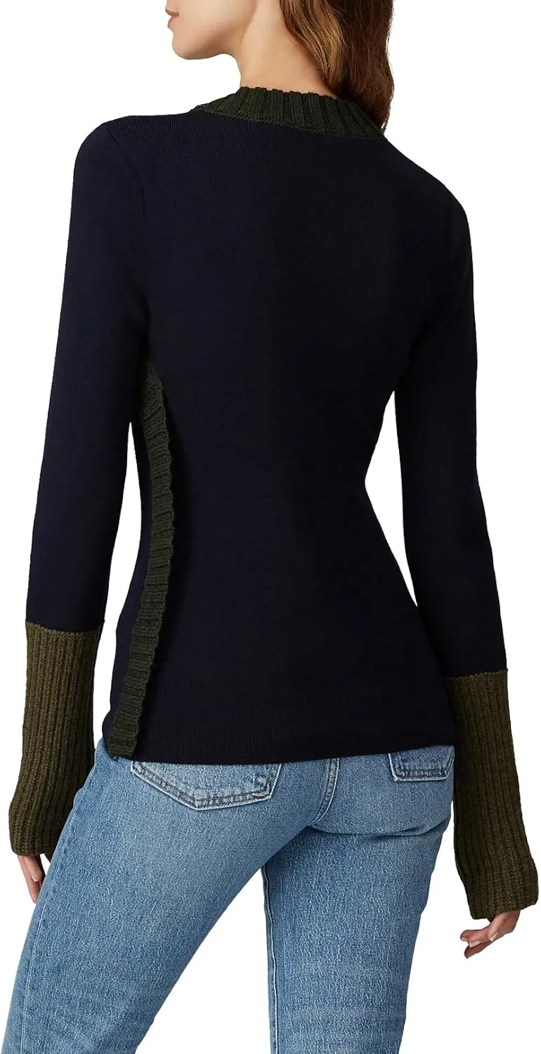 Victoria Beckham Rent the Runway Pre-Loved Chunky Trim Sweater