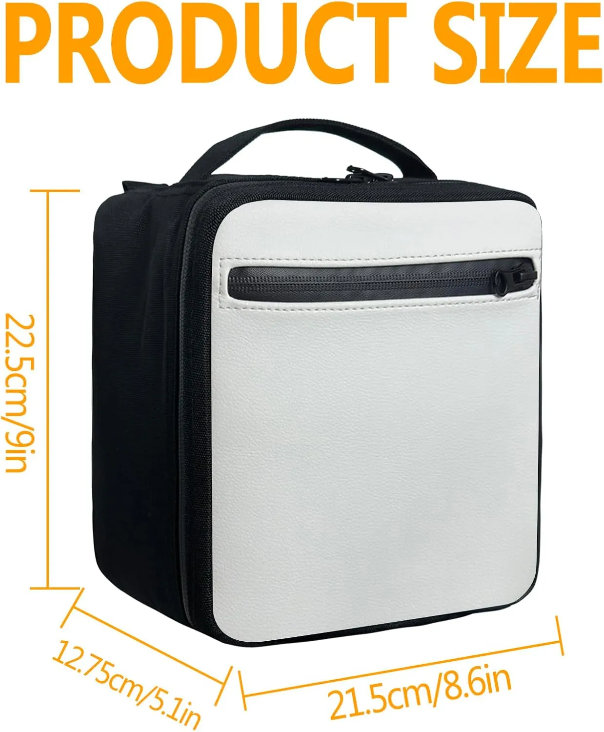 Virtual Reality Headset Carring Case 1000D Nylon Carry Bag for Vision Pro/Meta Quest 3S/Quest 3/Quest 2 VR Game Headset Earphone Crossbody Accessory Storage Home Travel (White)