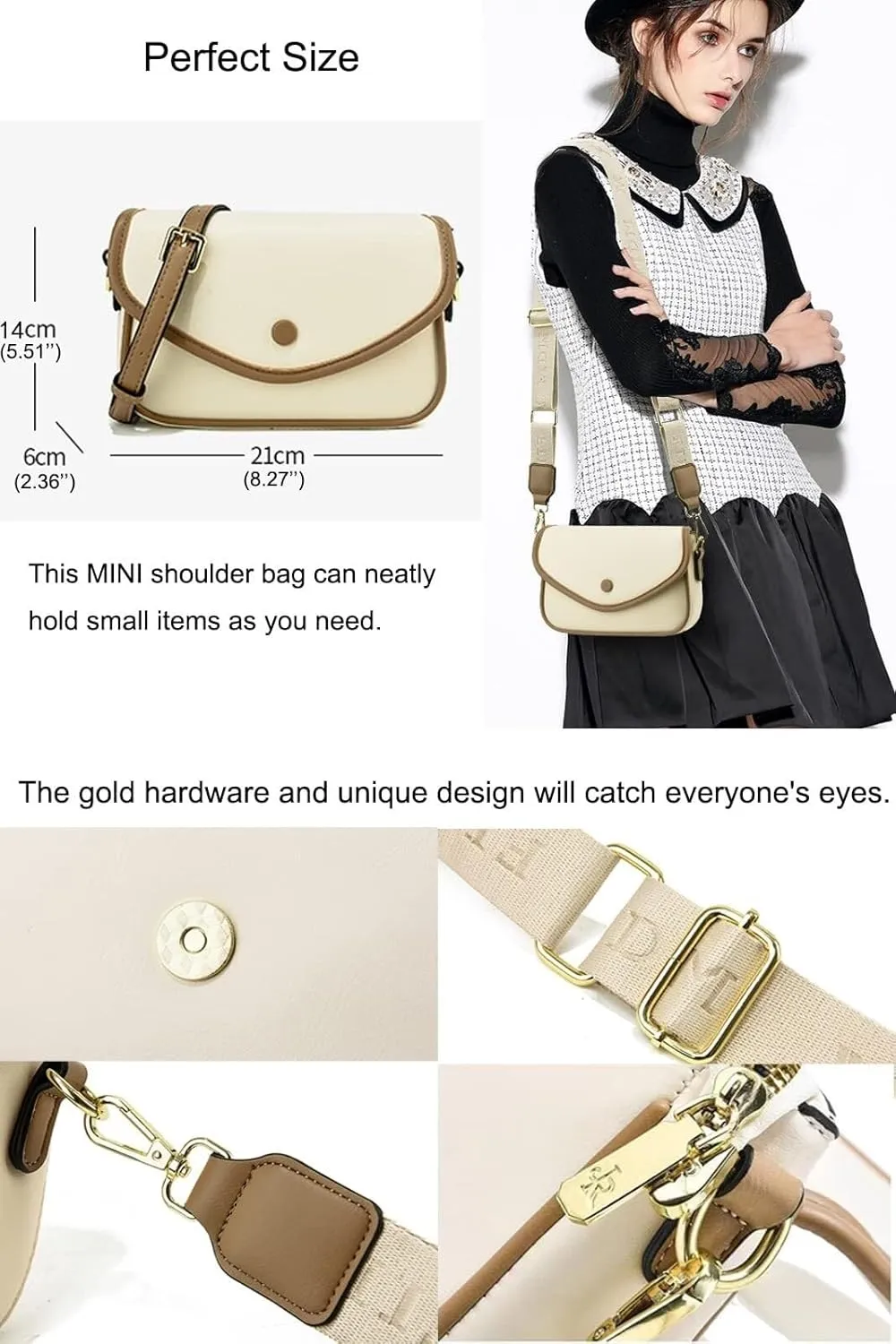 Waterproof Nylon Handbag In Black for Women Ideal For Business Casual Work and Travel