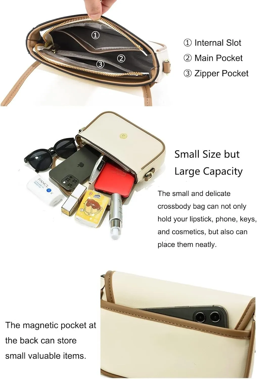 Waterproof Nylon Handbag In Black for Women Ideal For Business Casual Work and Travel
