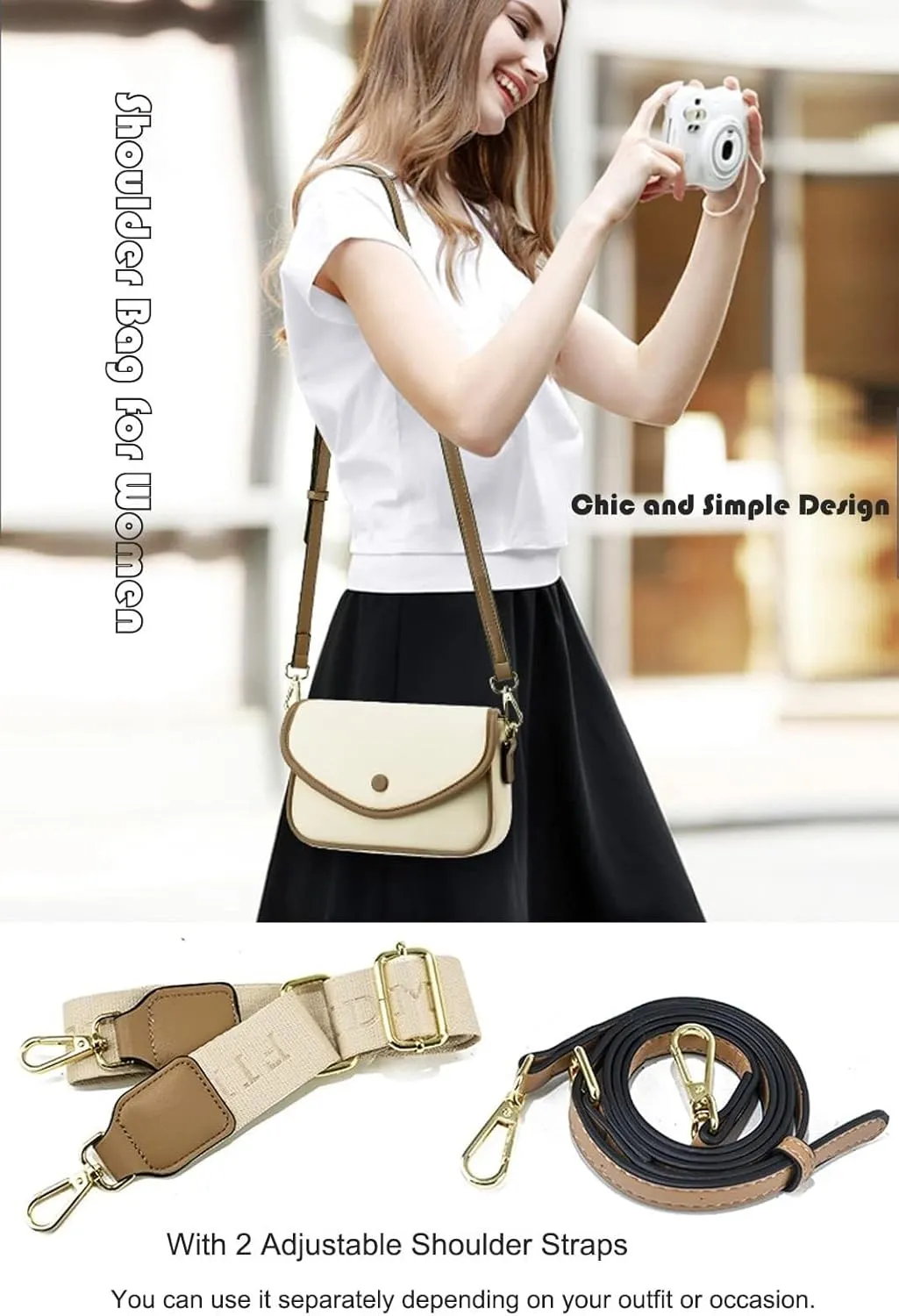 Waterproof Nylon Handbag In Black for Women Ideal For Business Casual Work and Travel