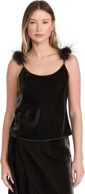 WAYF Women's Sylvie Velvet Cami