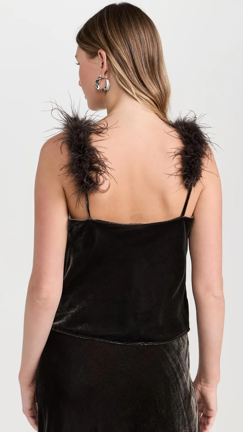 WAYF Women's Sylvie Velvet Cami