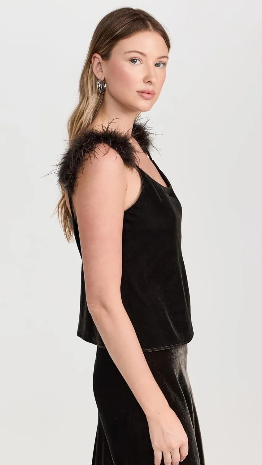 WAYF Women's Sylvie Velvet Cami
