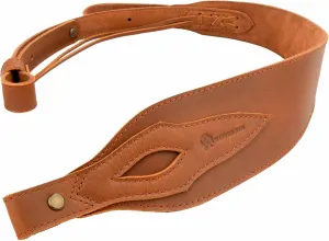 WAYNE'S DOG Leather Gun Sling Adjustable Hunting Rifle Strap with Swivels, Brown & Black