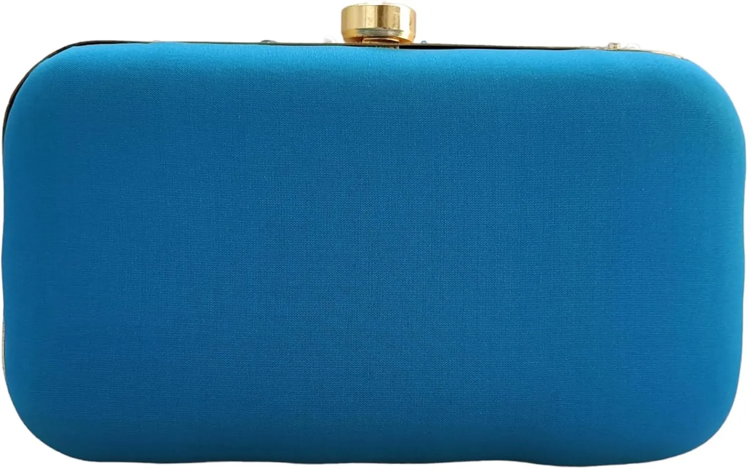 Women Hand Embroidered Sequins Box Clutch for Wedding Party