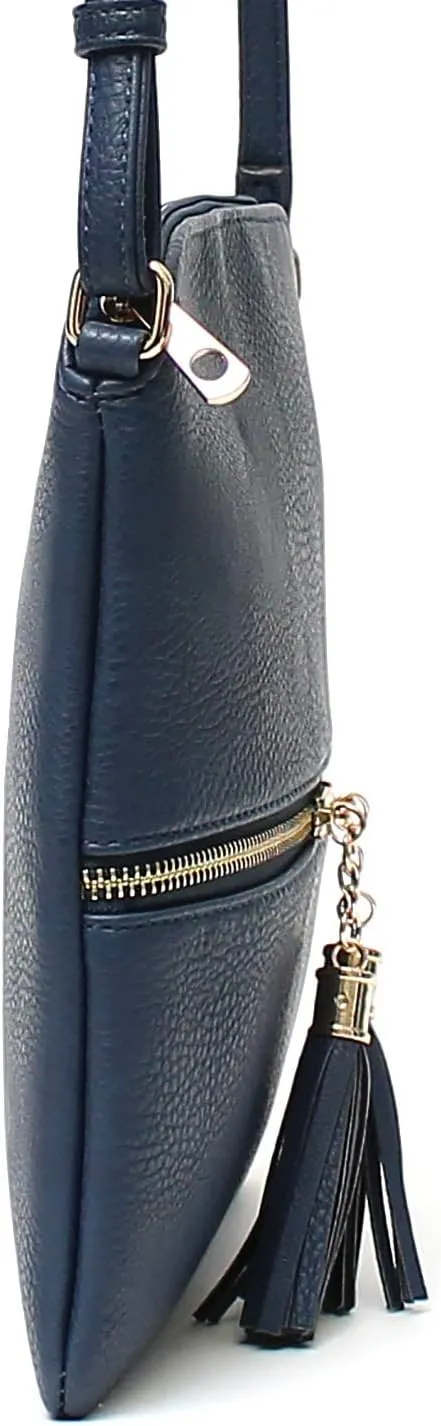 Women's Crossbody Bag with Tassel