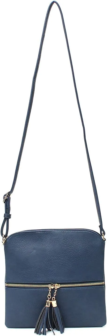 Women's Crossbody Bag with Tassel