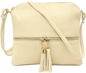 Women's Crossbody Bag with Tassel