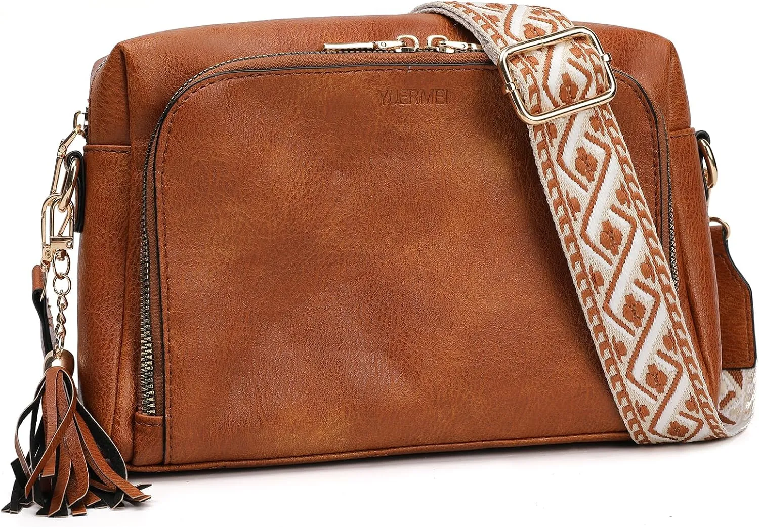 Womens Crossbody Purses,Vegan Leather Medium Cross Body Purses Bag for women,Crossbody Messenger Bag Built in Wallet