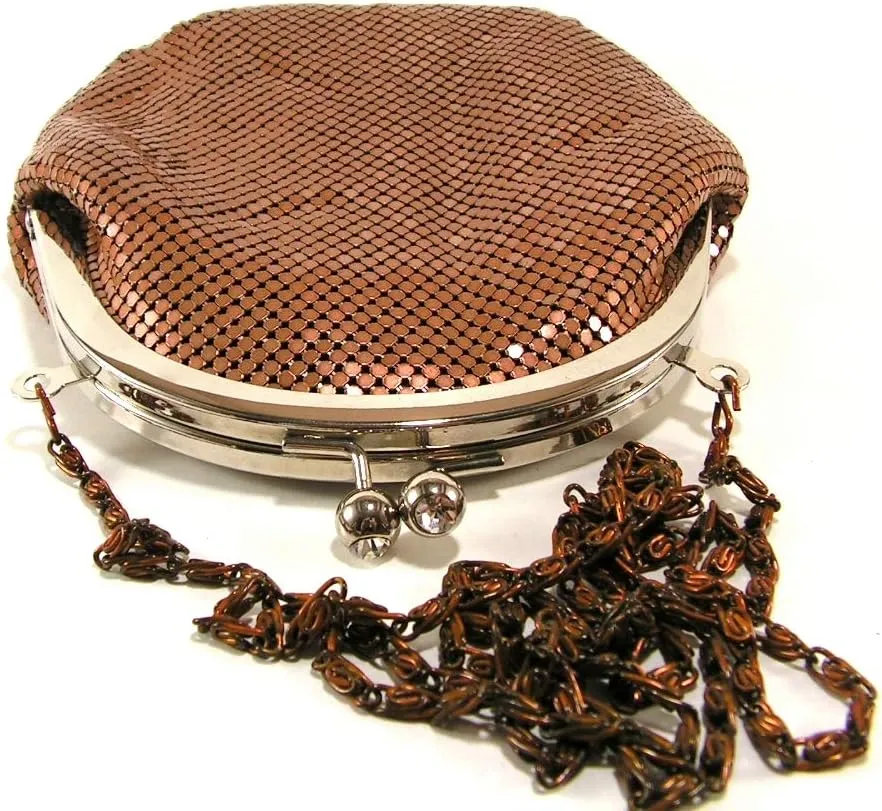 Womens evening clutch metal mesh purse bag for Cocktail Party Prom Wedding Banquet