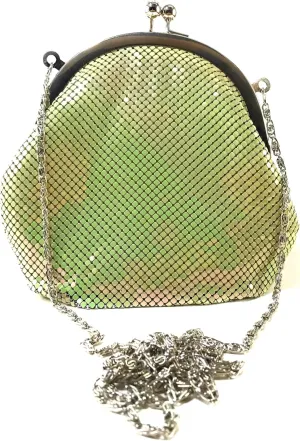 Womens evening clutch metal mesh purse bag for Cocktail Party Prom Wedding Banquet