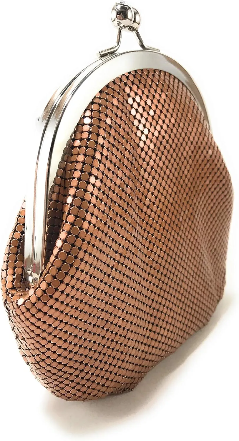 Womens evening clutch metal mesh purse bag for Cocktail Party Prom Wedding Banquet
