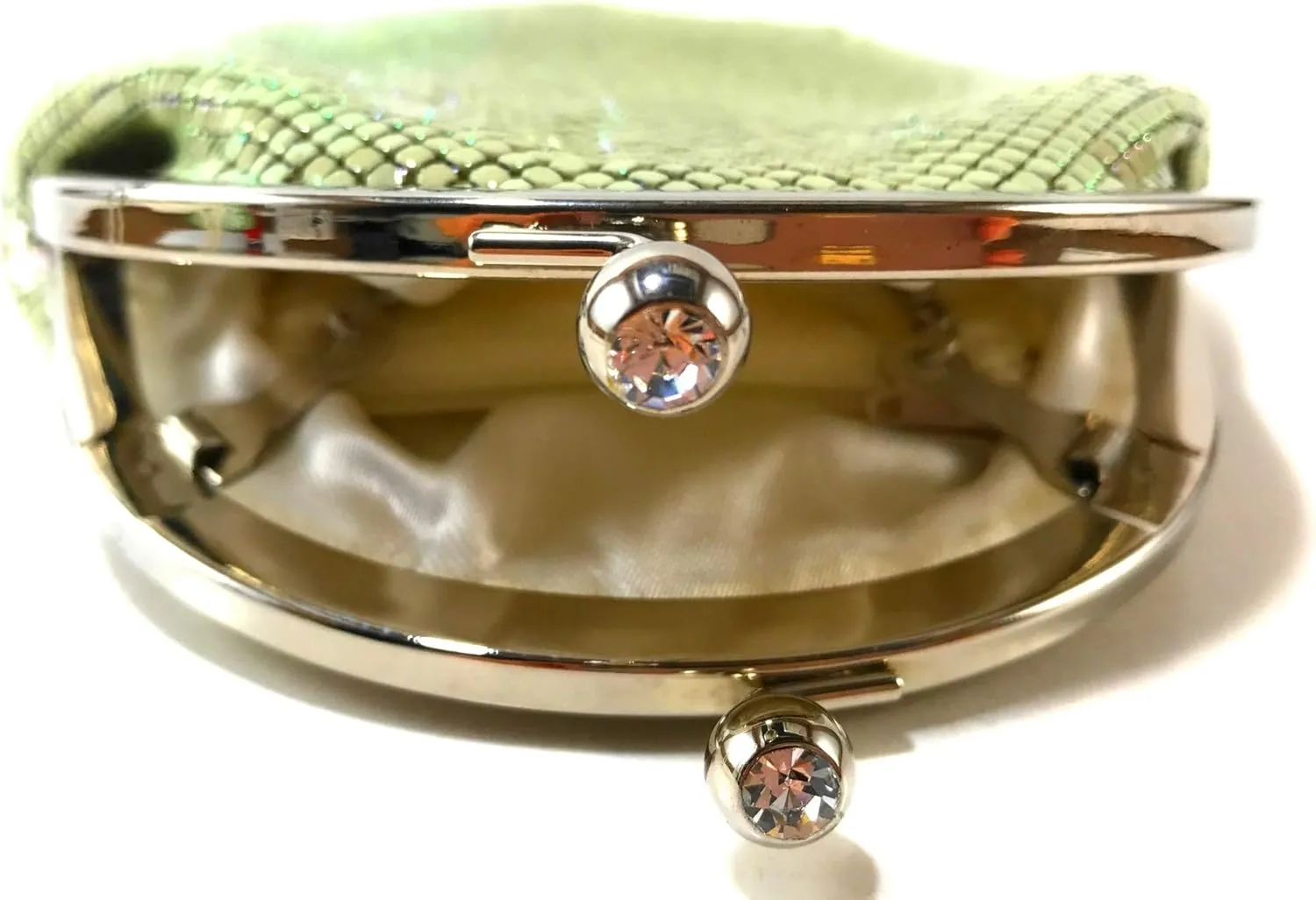 Womens evening clutch metal mesh purse bag for Cocktail Party Prom Wedding Banquet