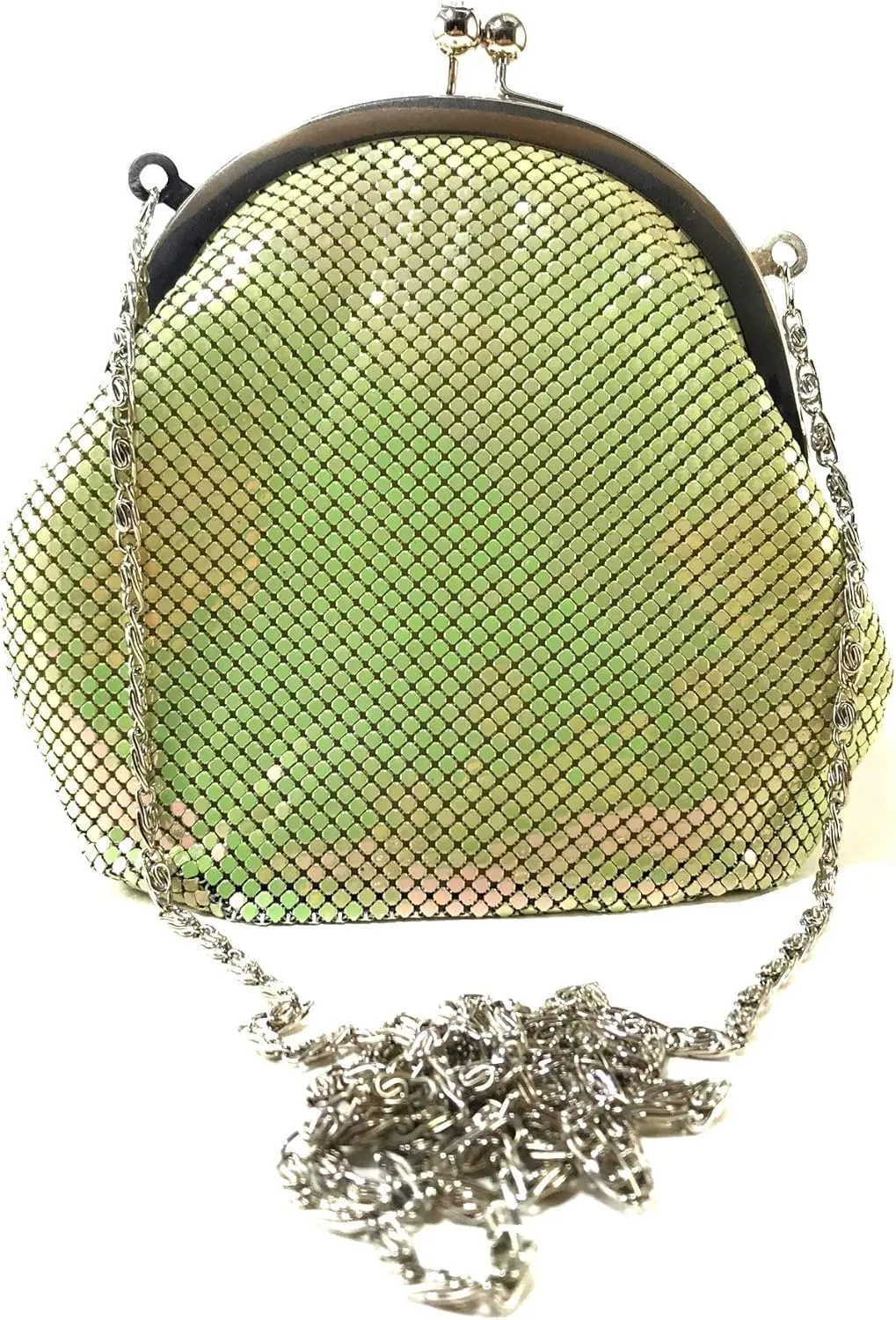 Womens evening clutch metal mesh purse bag for Cocktail Party Prom Wedding Banquet