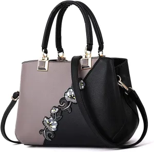 Women's Handbags Embroidered Messenger Bags Women Leather Handbags Bags for Women Main Ladies Hand Bag Female Bag(D)