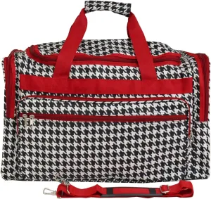 World Traveler Houndstooth, Red Trim Hounds, 19-Inch