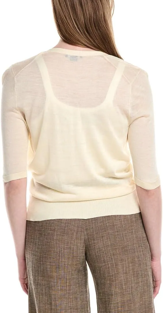Wrap Silk Pullover