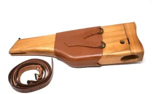 WWII WW2 German Mauser Holster Wood Stock Broomhandle Putt Reproduction